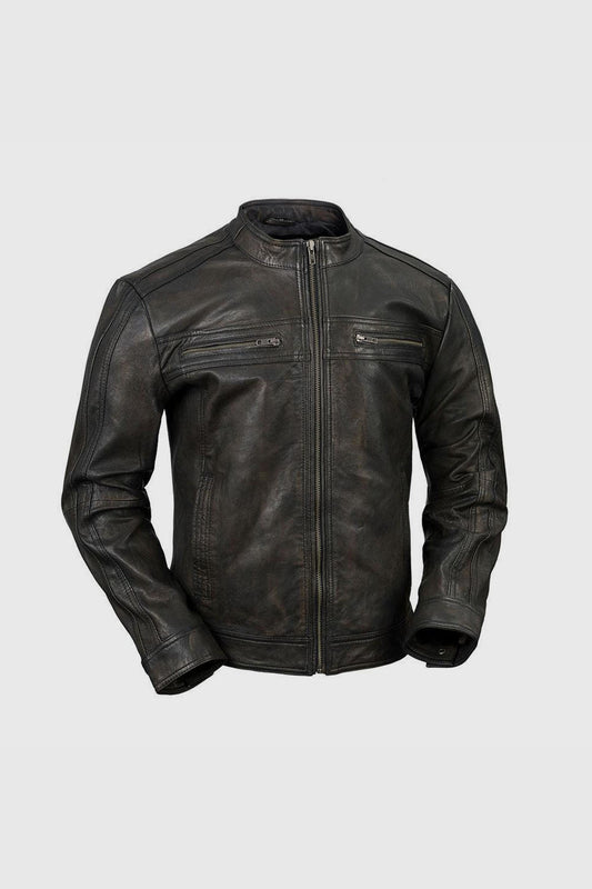 Cruiser Men's Leather Jacket (POS) Men's Leather Jacket Whet Blu NYC XS  