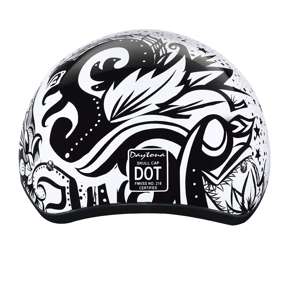 custom half face motorcycle helmets Daytona Skull Cap Thunder Helmet, M The custom formed interior provides extreme comfort CUSTOM AIRBRUSH HELMET BIKER RYDER