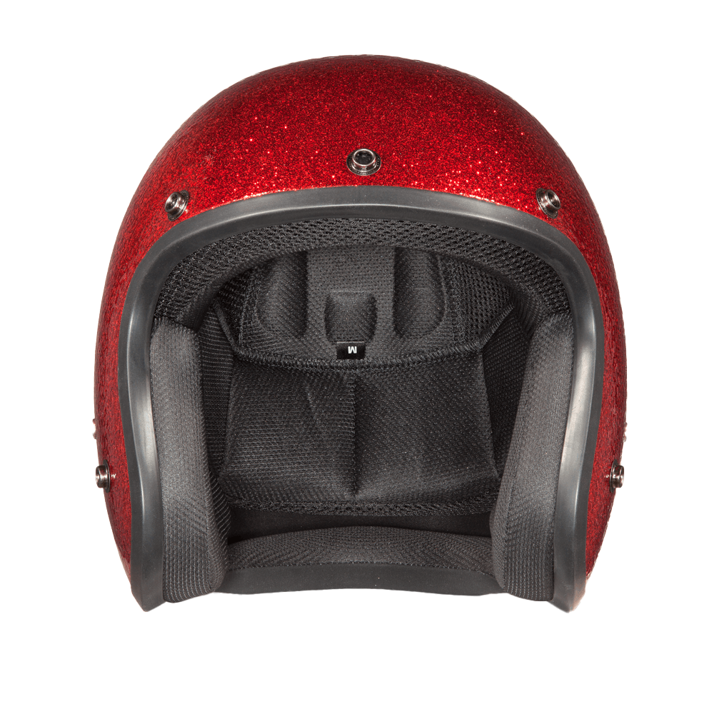 Daytona Cruiser Metal Flake Helmet, Red / S Daytona Cruiser Metal Flake Helmet, Red / S