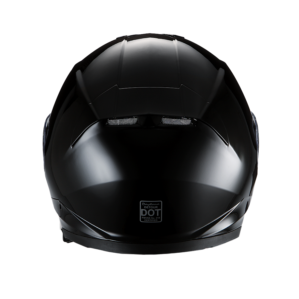 bike helmet extreme Daytona Detour Full Face Motorcycle Helmet - Dual Visor - Hi-Gloss Black
