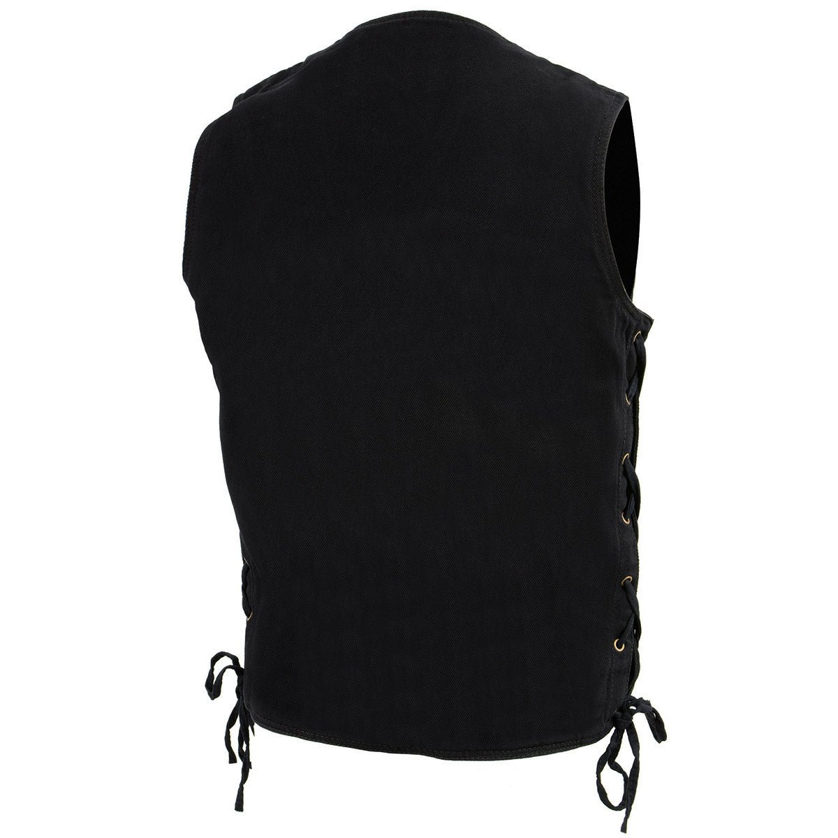 Milwaukee Leather DM1360 Men's Classic Black Denim Motorcycle