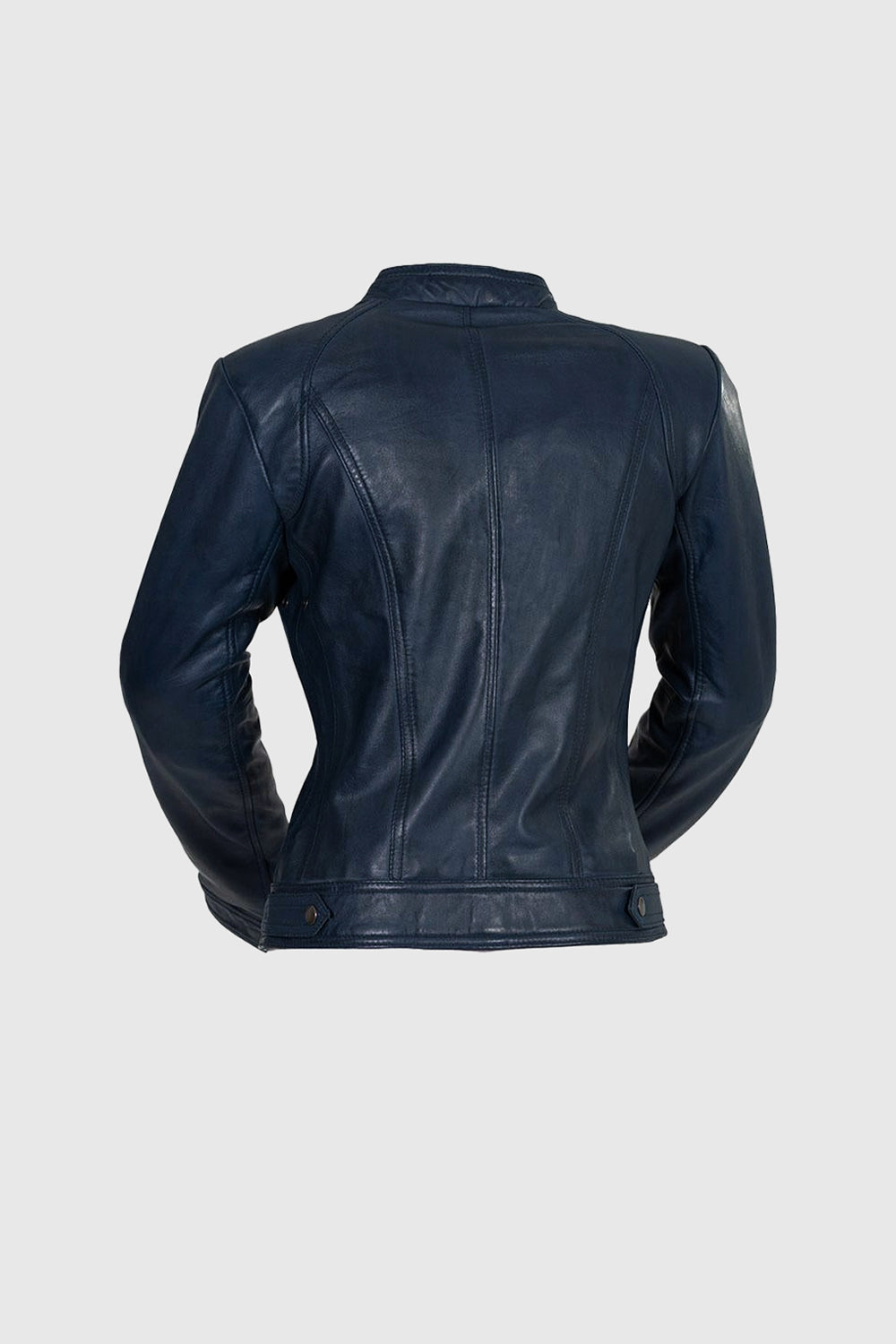 Favorite Womens Fashion Leather Jacket Blue (POS) Women's Leather Jacket Whet Blu NYC   