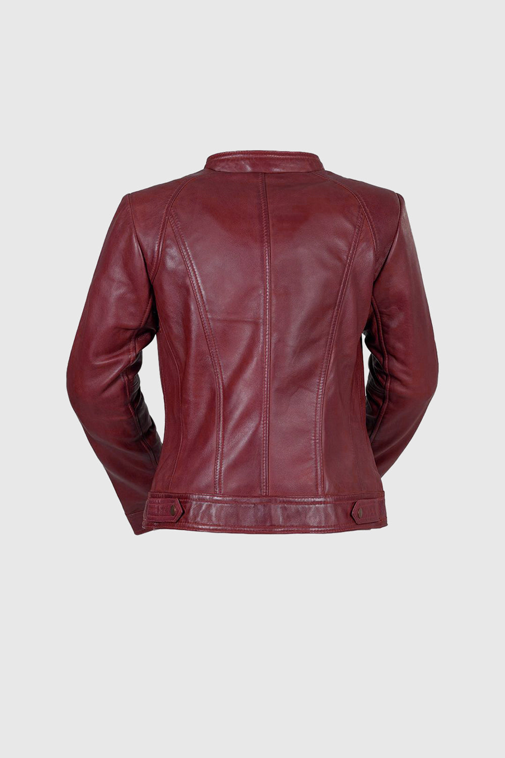 Favorite Womens Fashion Leather Jacket Oxblood (POS) Women's Leather Jacket Whet Blu NYC   