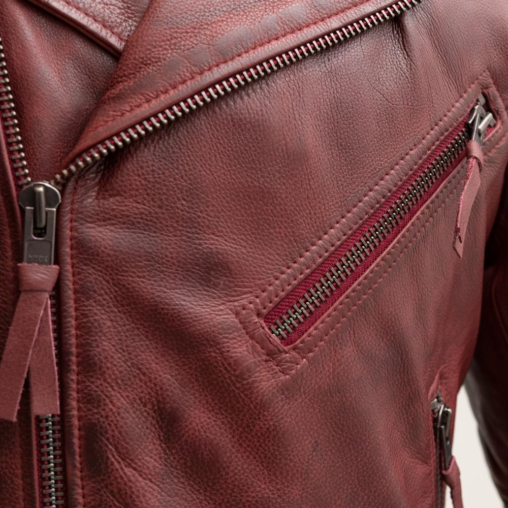 Fillmore Men's Motorcycle Leather Jacket Men's Leather Jacket First Manufacturing Company   