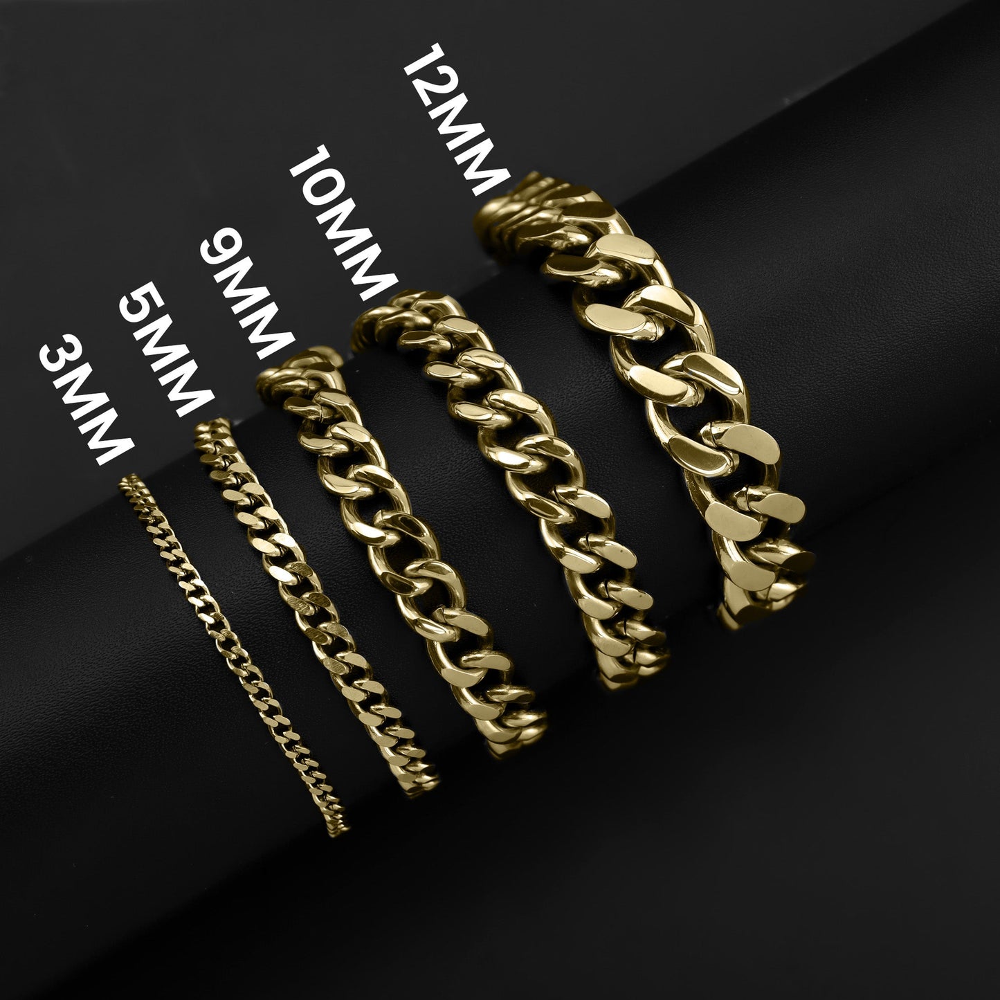 Gold Curb Chain Bracelet