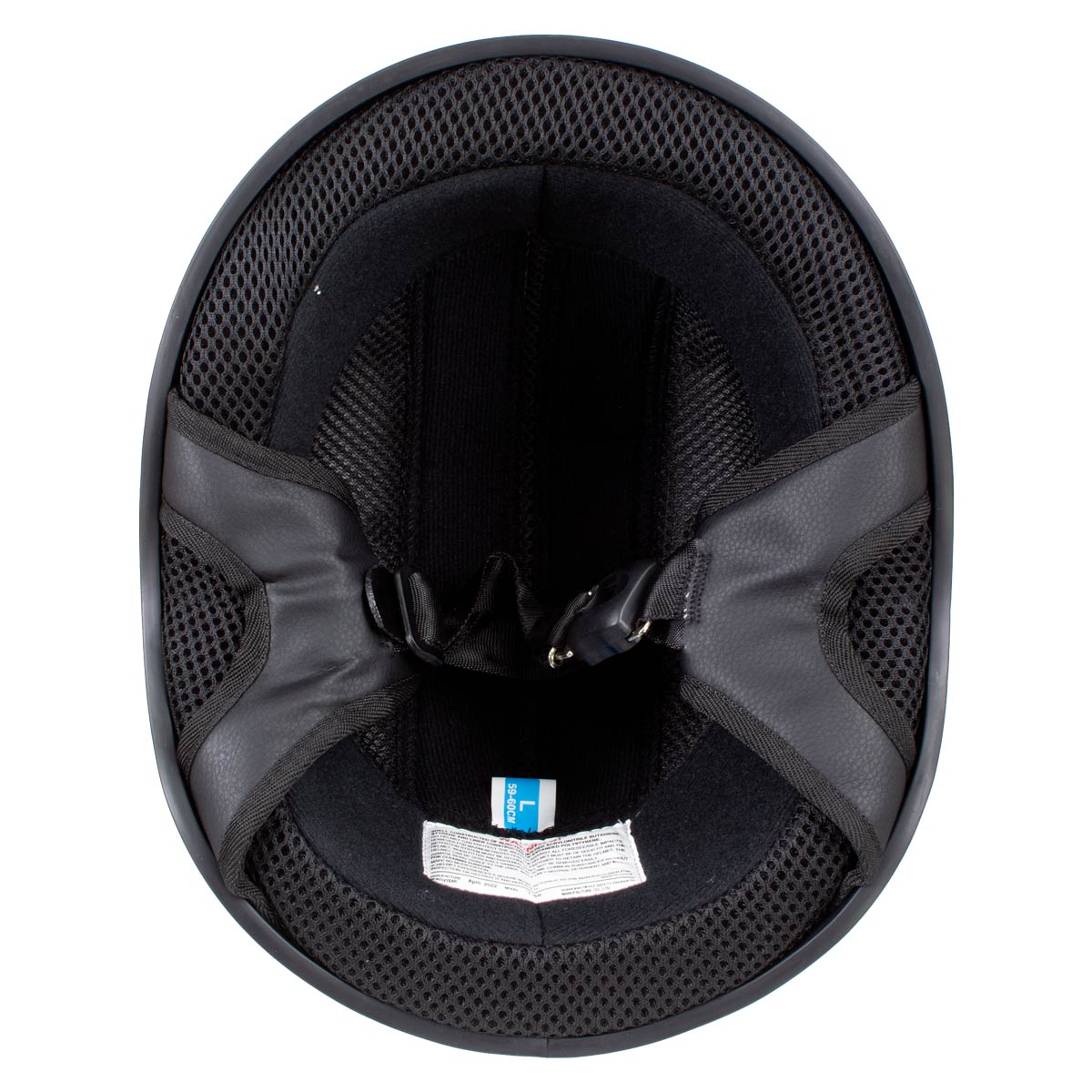 Hot Leathers HLD1030 Flat Black Shredder Motorcycle DOT Approved