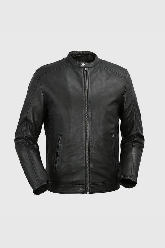 Iconoclast Men's Leather Jacket (POS) Men's Leather Jacket Whet Blu NYC S Black 