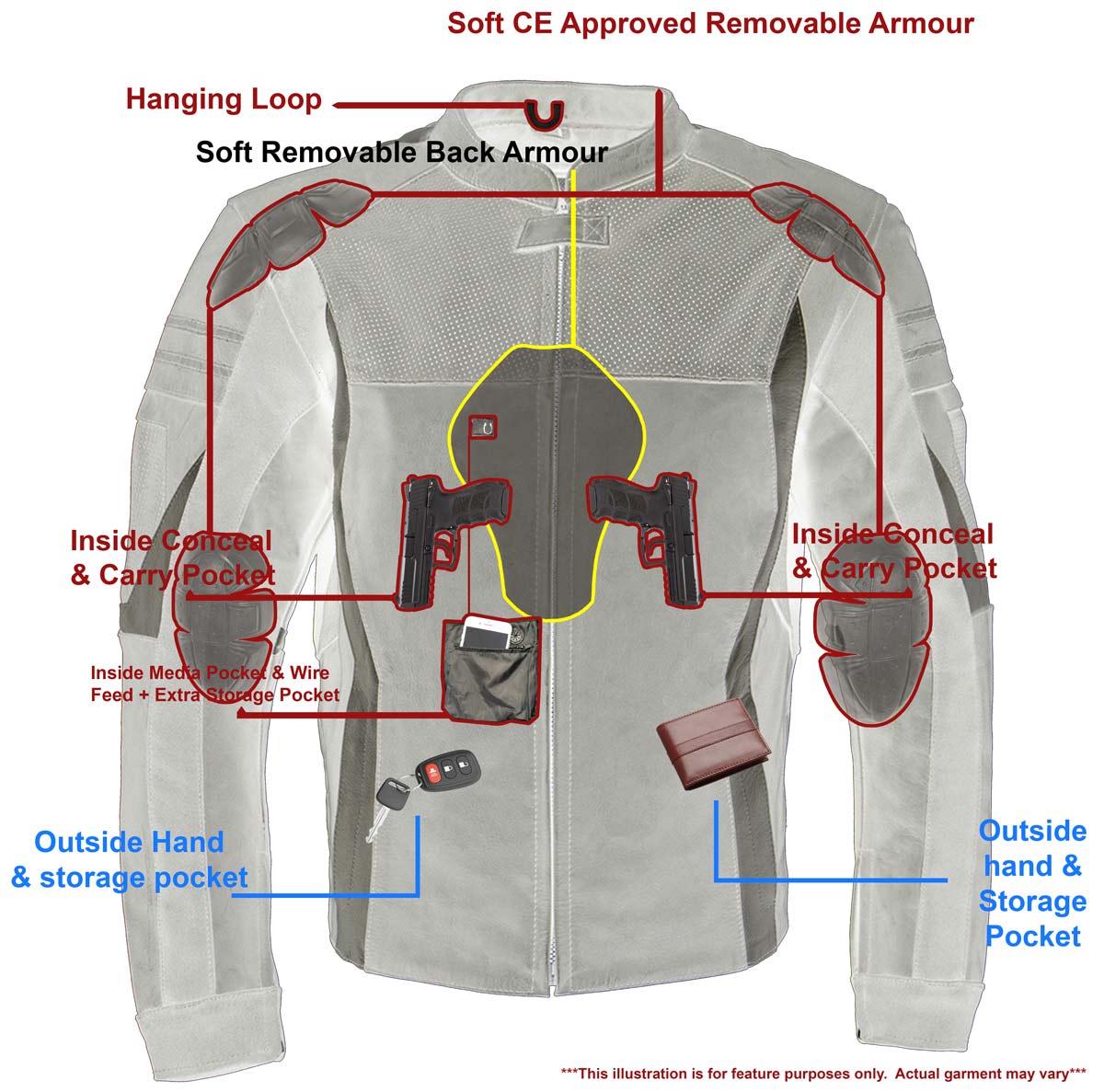 Milwaukee Leather Men's Stryde Black and Grey Matte Finish Racer Leather Motorcycle Jacket - LKM17024