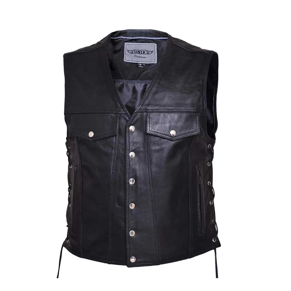 Longhorn - Mens Premium Leather Vest