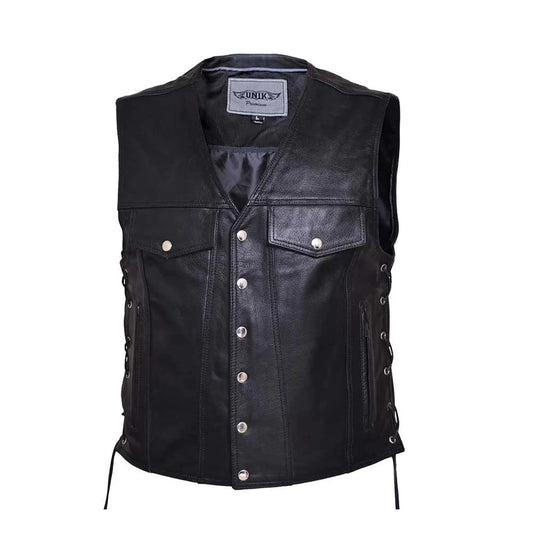Longhorn - Mens Premium Leather Vest