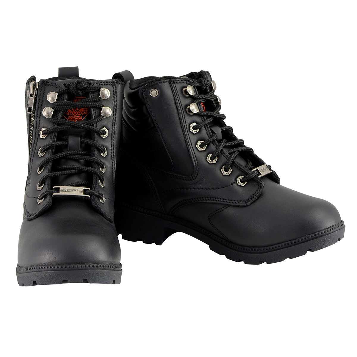 Milwaukee Leather MBL9320W Women's Black Premium Leather Wide