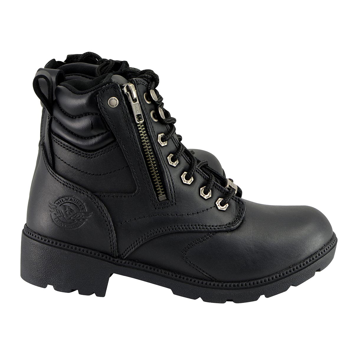 Milwaukee Leather MBL9320W Women's Black Premium Leather Wide