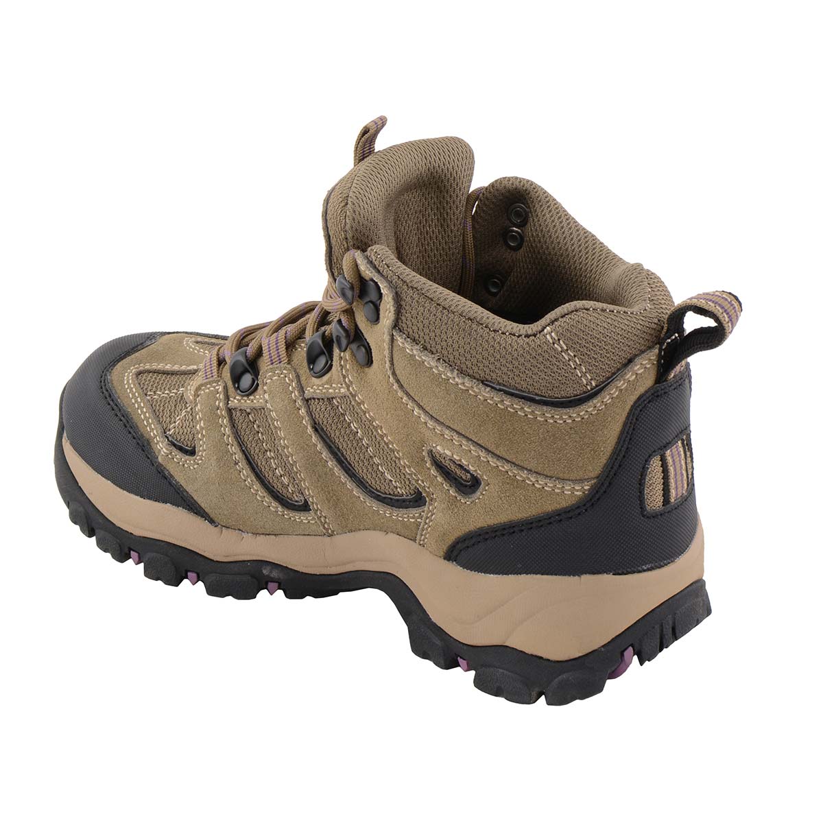 Milwaukee Leather MBL9496 Women's Brown Leather Lace-Up Waterproof Outdoor Hiking Boots | Shoes