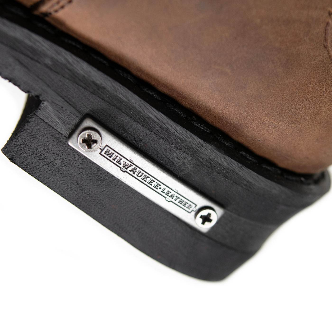 Milwaukee Leather Men's Copper Forge Brown Crazy Horse Leather Engineer Motorcycle Boots w/ Flex Toe - MBM9059