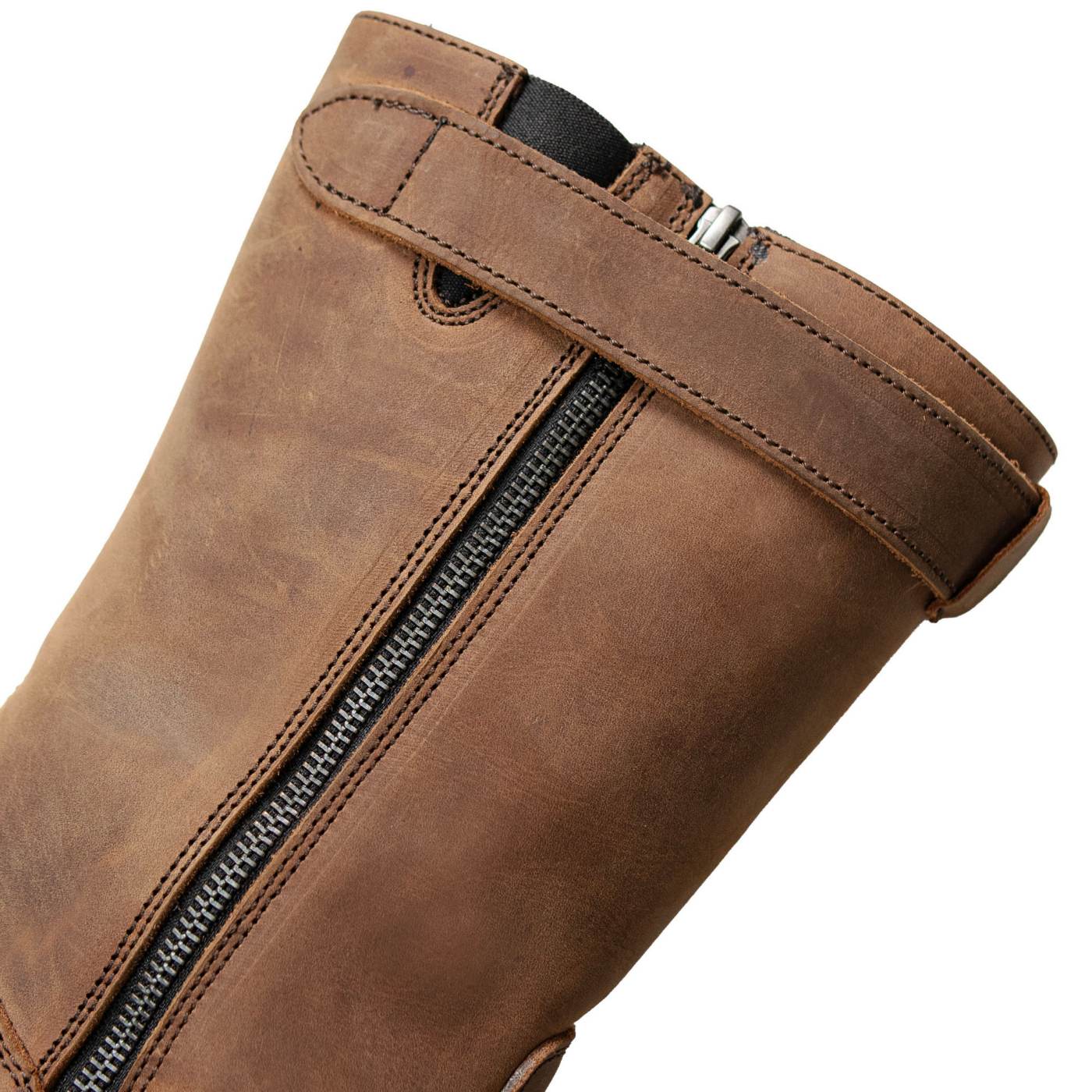 Milwaukee Leather Men's Copper Forge Brown Suede Engineer Motorcycle Boots w/ Flex Toe - MBM9059