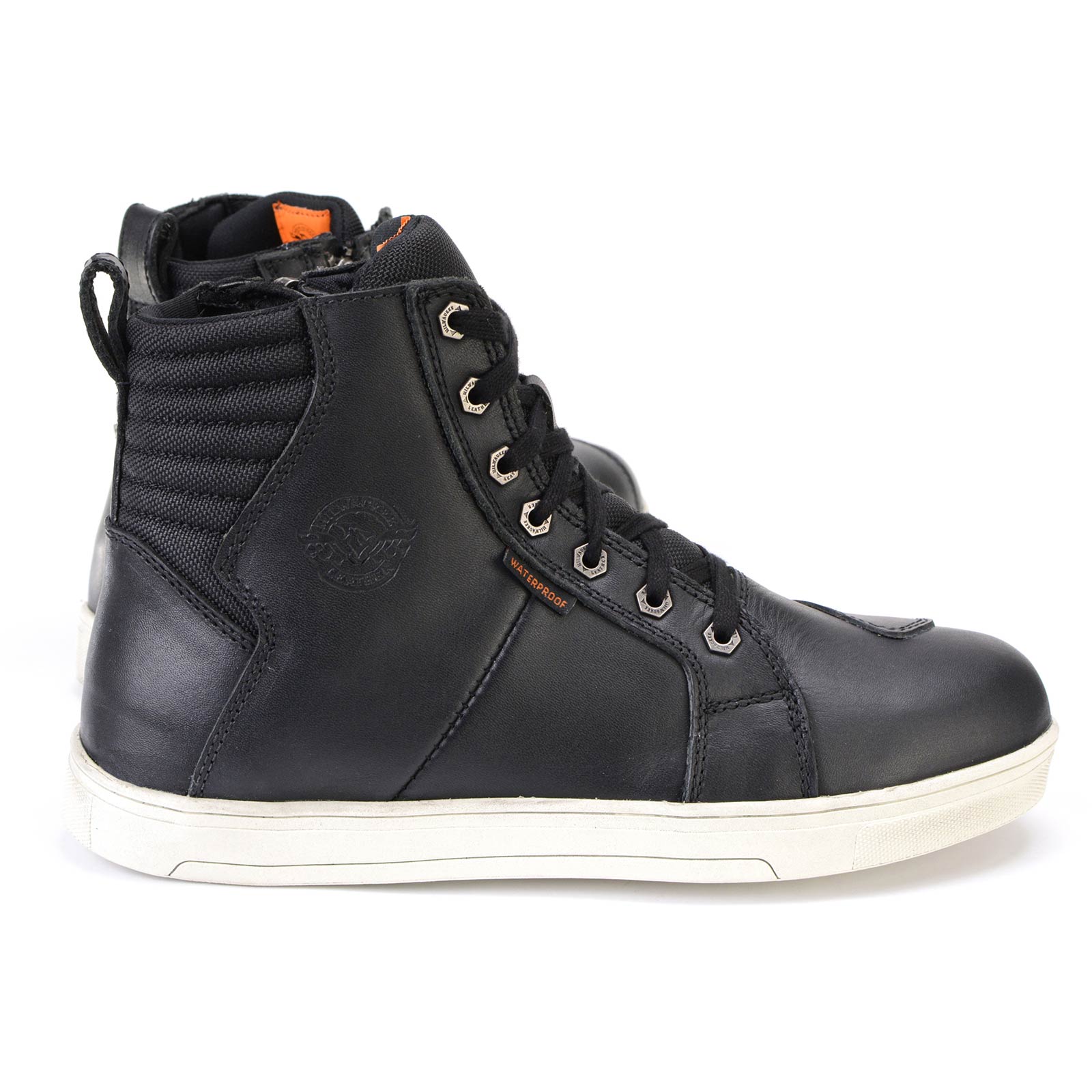 Milwaukee Leather MBM9114 Men's Black Waterproof Leather Street