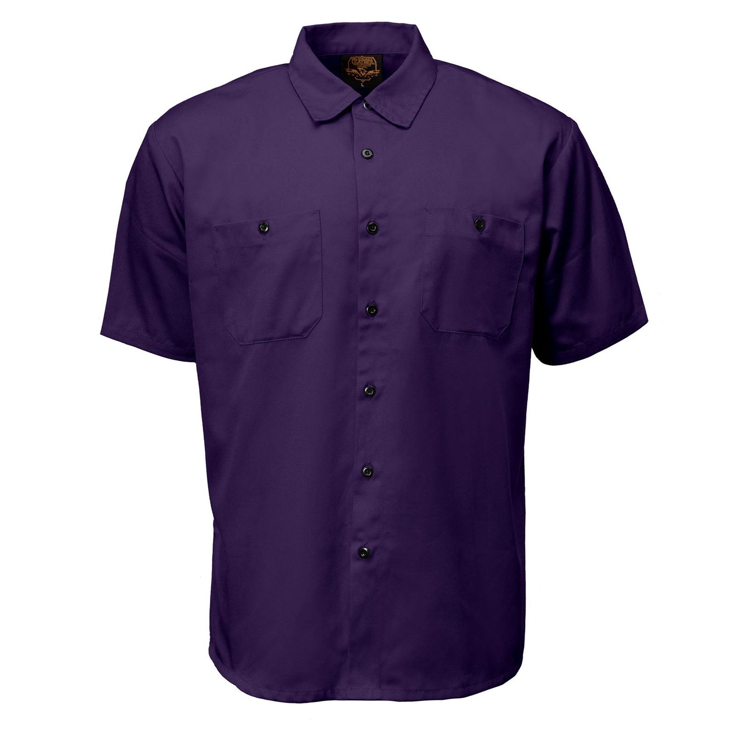 MMCC Men's Super Duty Purple Mechanic Shirt - Microfiber Panel - MDM11662
