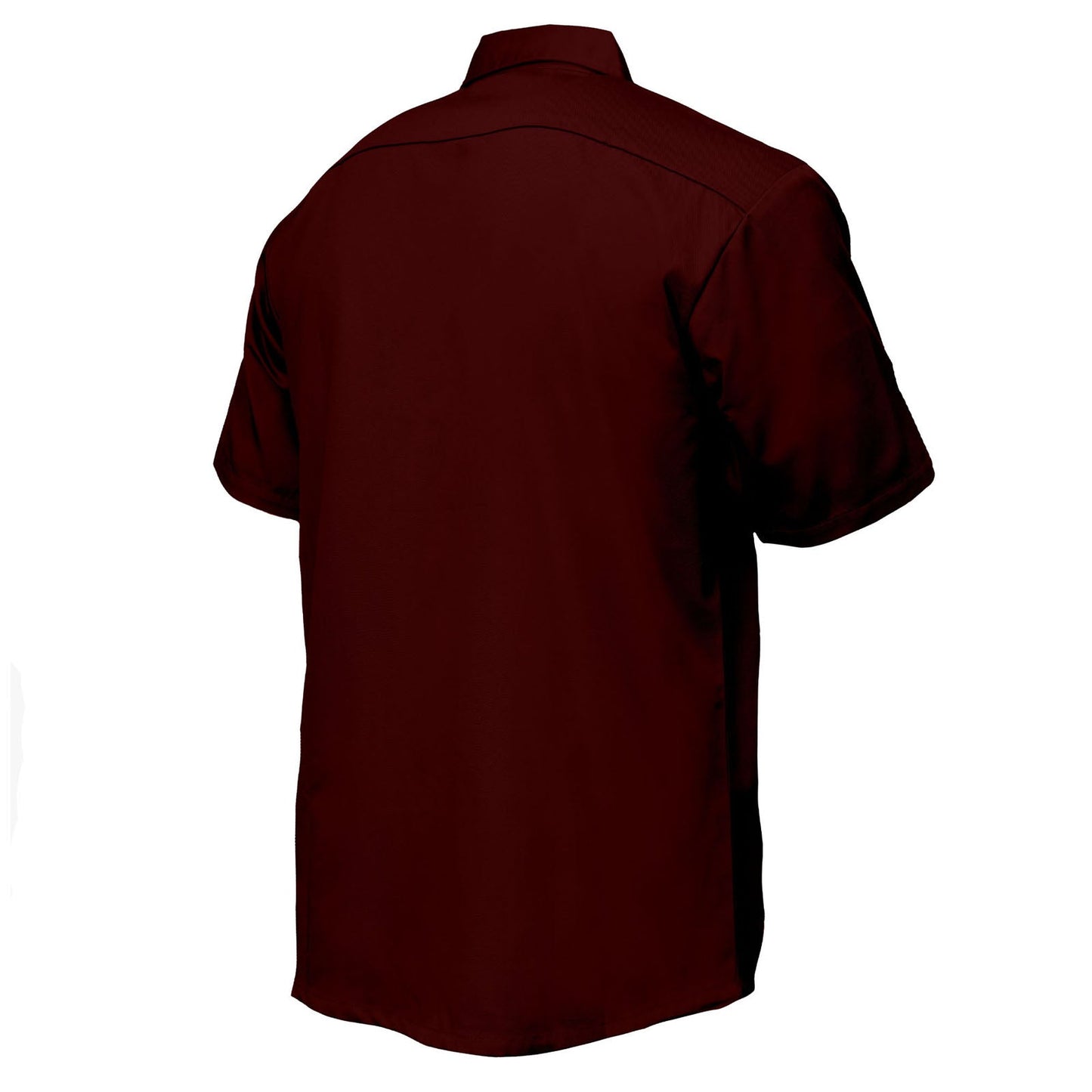MMCC Men's Super Duty Burgundy Mechanic Shirt - Microfiber Panel - MDM11666