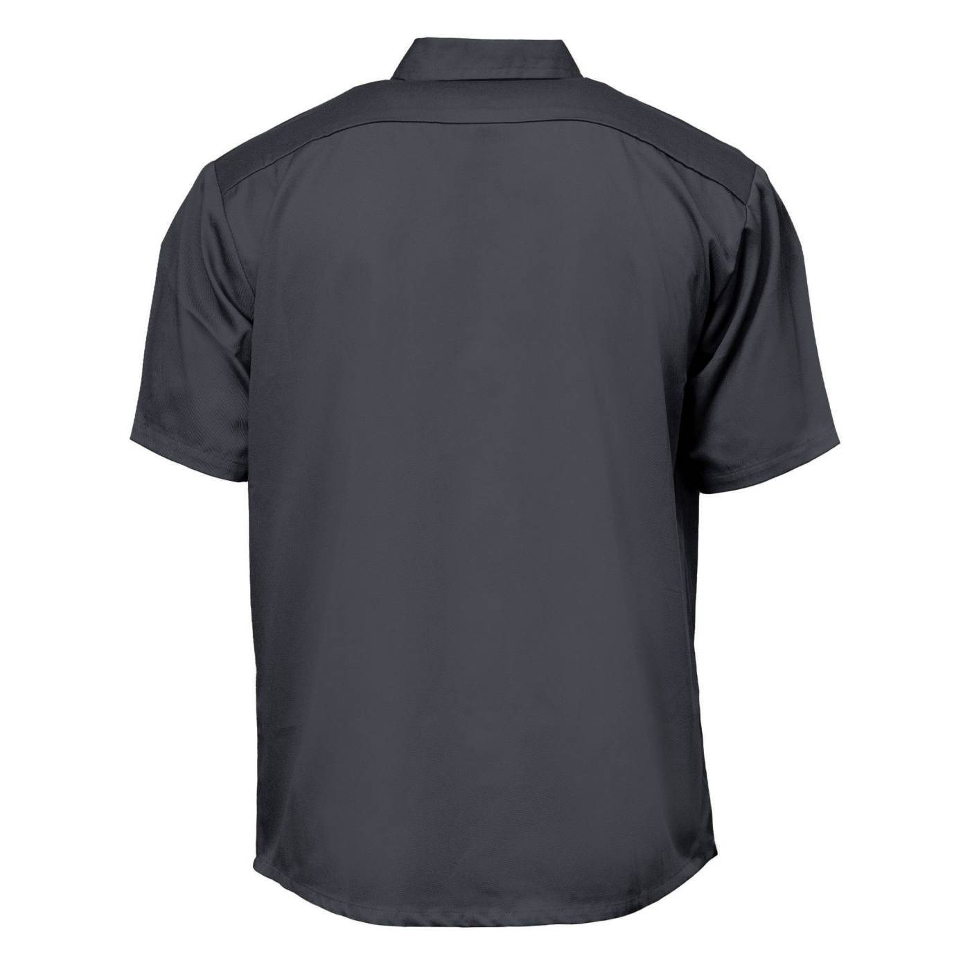 MMCC Men's Charcoal Super Duty Classic Mechanic Button Up Shirt - 2 Chest Pockets - Microfiber Panel - MDM11687