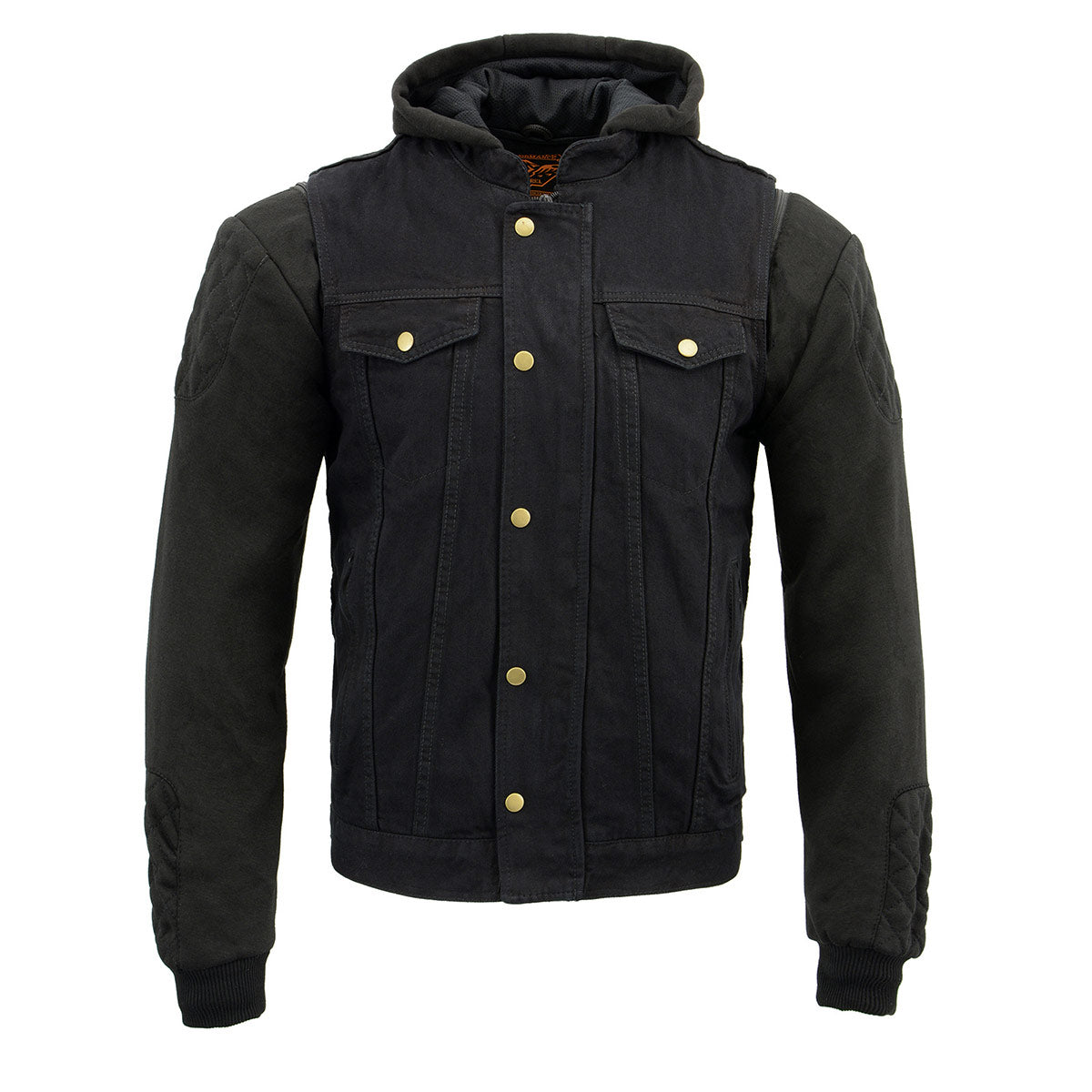 Milwaukee Leather MDM3020 Men's Black Denim '5-in-1' Club Style