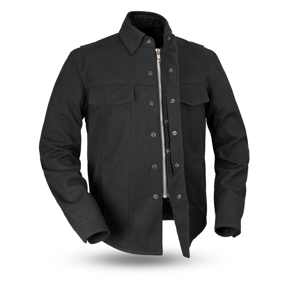 Mercer - Men's Motorcycle Canvas Shirt Men's Shirt First Manufacturing Company   