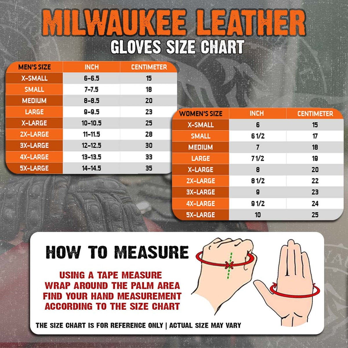 Milwaukee Leather SH810 Men's Black Perforated Leather Motorcycle Riders Gloves with Knuckle Protection