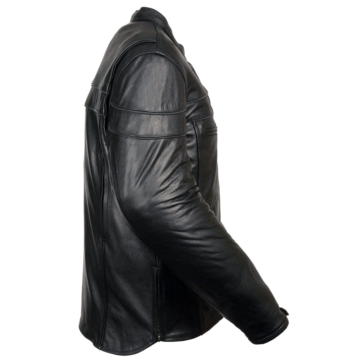 Milwaukee Leather ML1408 Men's Black 'Savage' Sporty Crossover