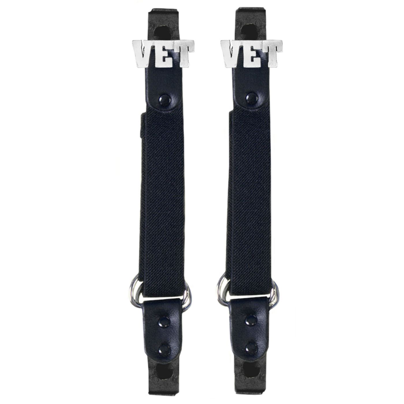 Milwaukee Leather MLA4017 VET Motorcycle Biker Elastic Bungee Clips for Chaps or Pants (Set of 2)