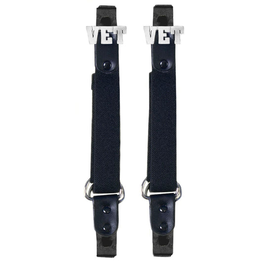 Milwaukee Leather MLA4017 VET Motorcycle Biker Elastic Bungee Clips for Chaps or Pants (Set of 2)