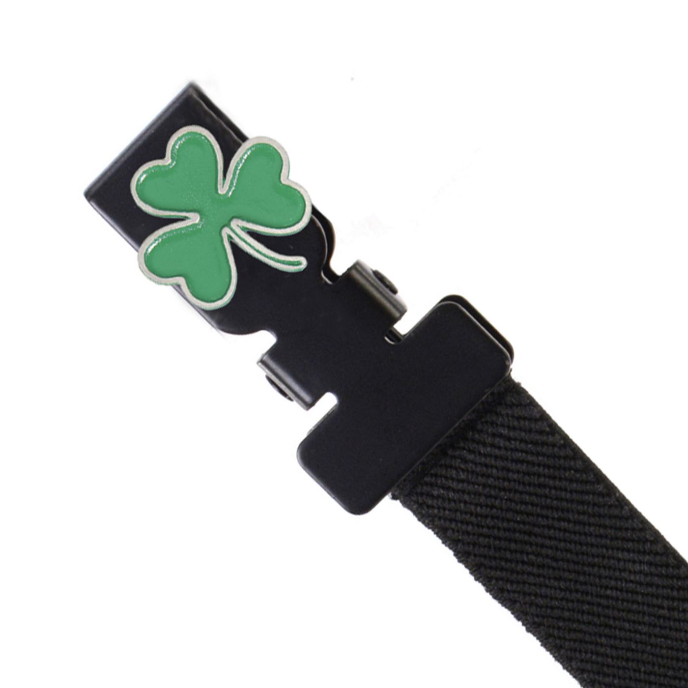 Milwaukee Leather MLA4018 3-Leaf Clover Motorcycle Biker Elastic Bungee Clips for Chaps or Pants (Set of 2)