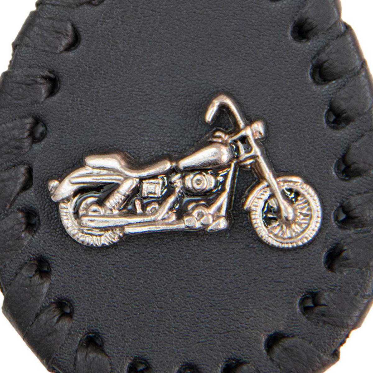 Milwaukee Leather Classic Chopper Pewter Emblem Key Chain - MLA9516