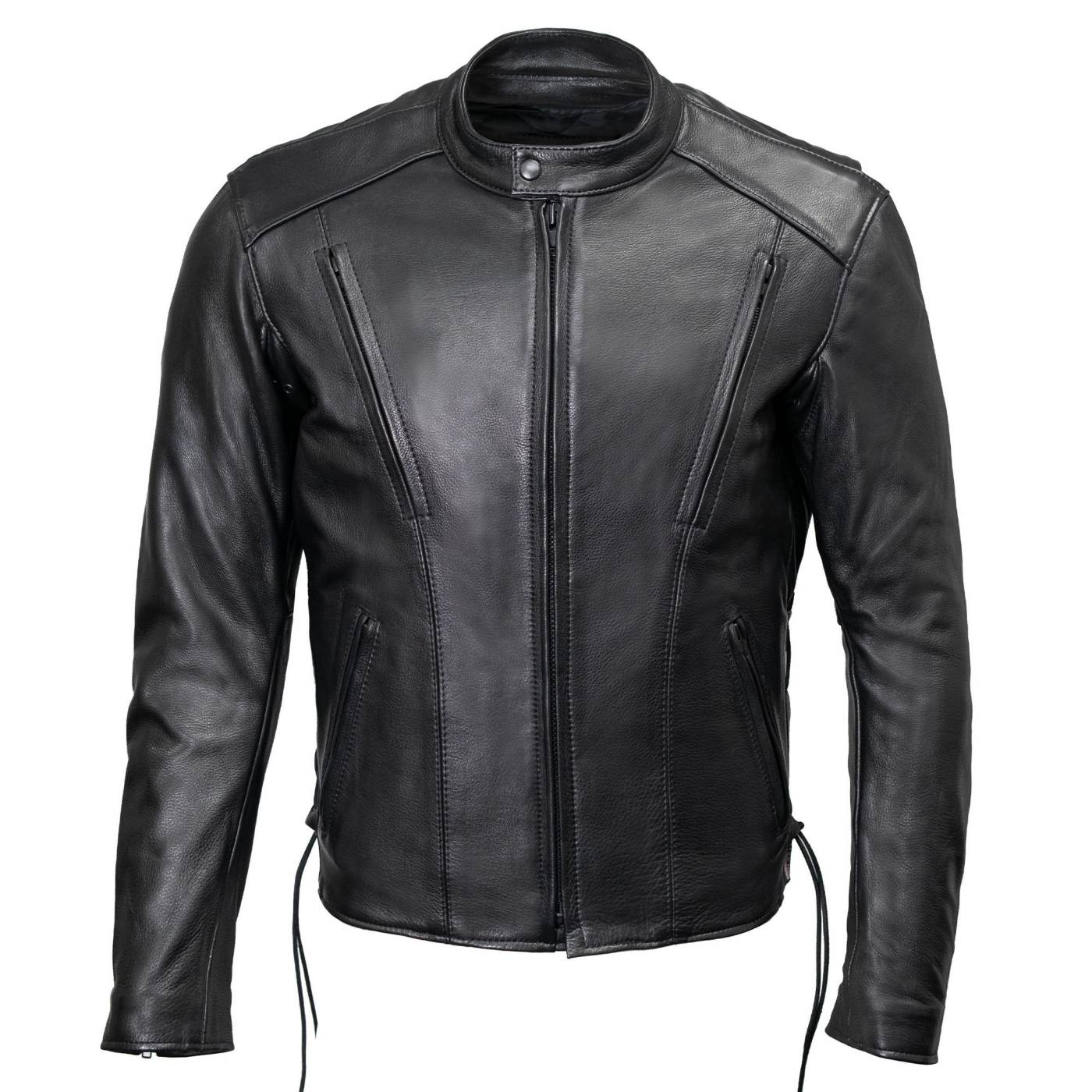 Milwaukee Leather USA MADE MLJKM5002 Men's Black Air Stream Vented
