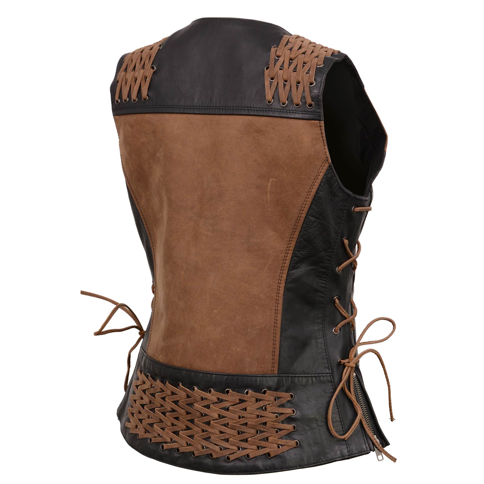 Milwaukee Leather Women's MLL4509 Smoocher Two Tone Crazy Horse