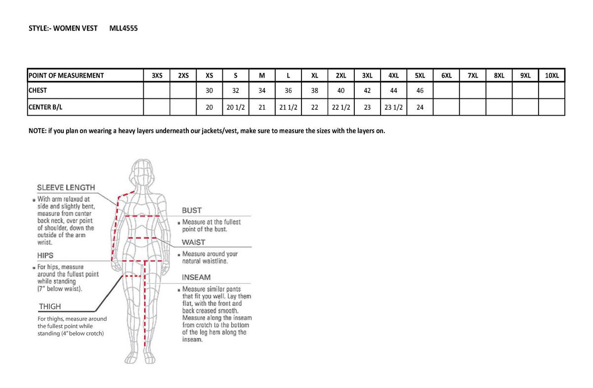 Milwaukee Leather MLL4555 Women's Black Premium Leather Zipper Closure Motorcycle Rider Vest w/ Stretch Side Panel