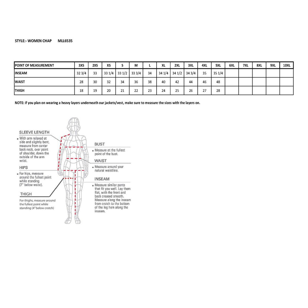 Milwaukee Leather Women's Black Lightweight Premium Goat Skin Leather Motorcycle Chaps w/ Accent Lacing -MLL6535