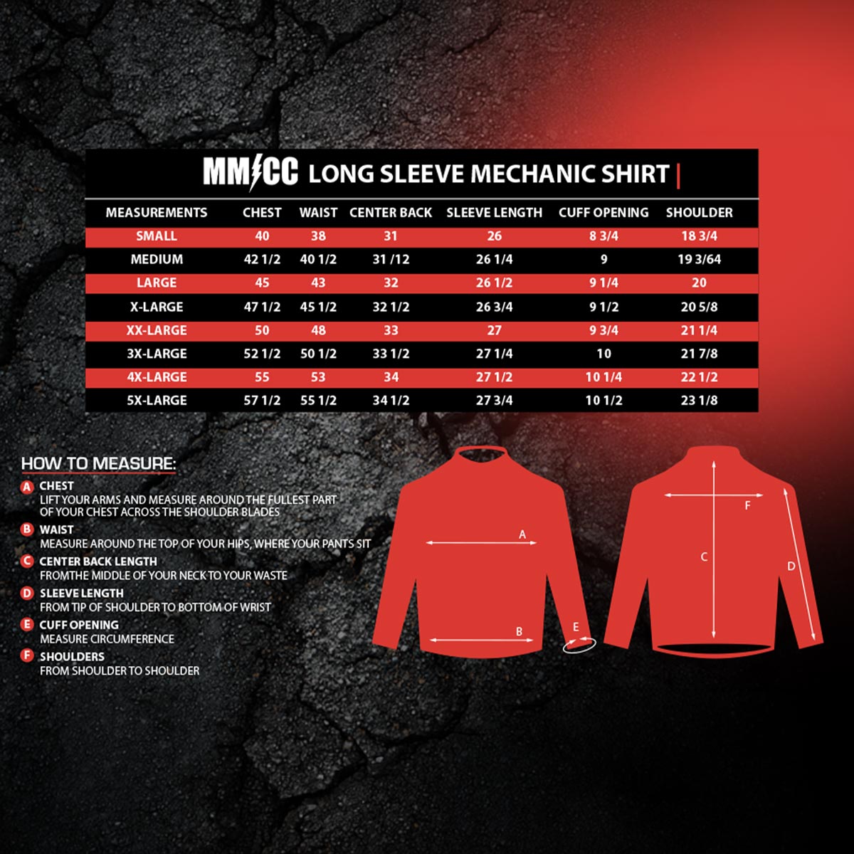 MMCC Men's Octane Long Sleeve Mechanic Shirt - Black with Neon Green Stripe - 50-50 Cotton Poly - MMCC16004