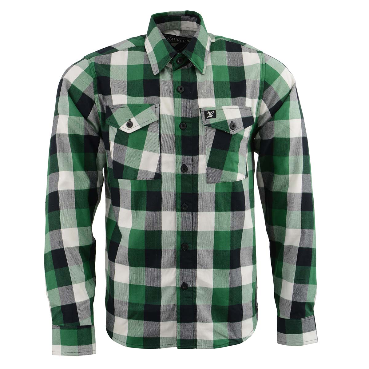 green plaid dress shirt mens Saroz Men's Long Sleeve Plaid Shirt, Hedge Green Buffalo Jeans