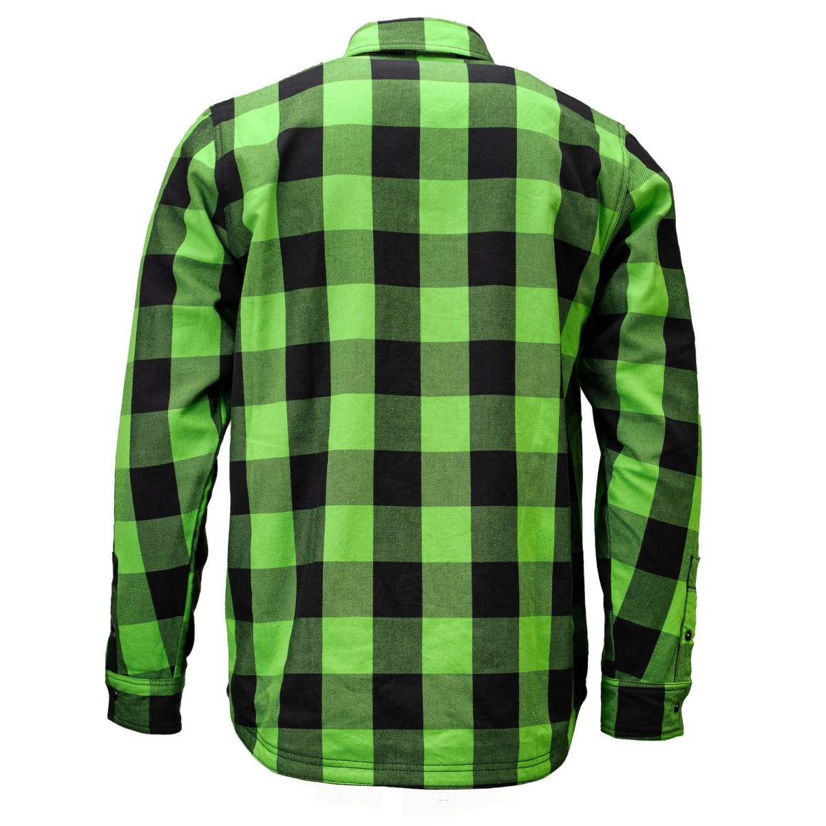 MMCC Men's 'Sidewinder' Reversible Flannel Shirt - 100% Cotton Snap Front Plaid w/ Chest and Hand Pockets - MNG11801