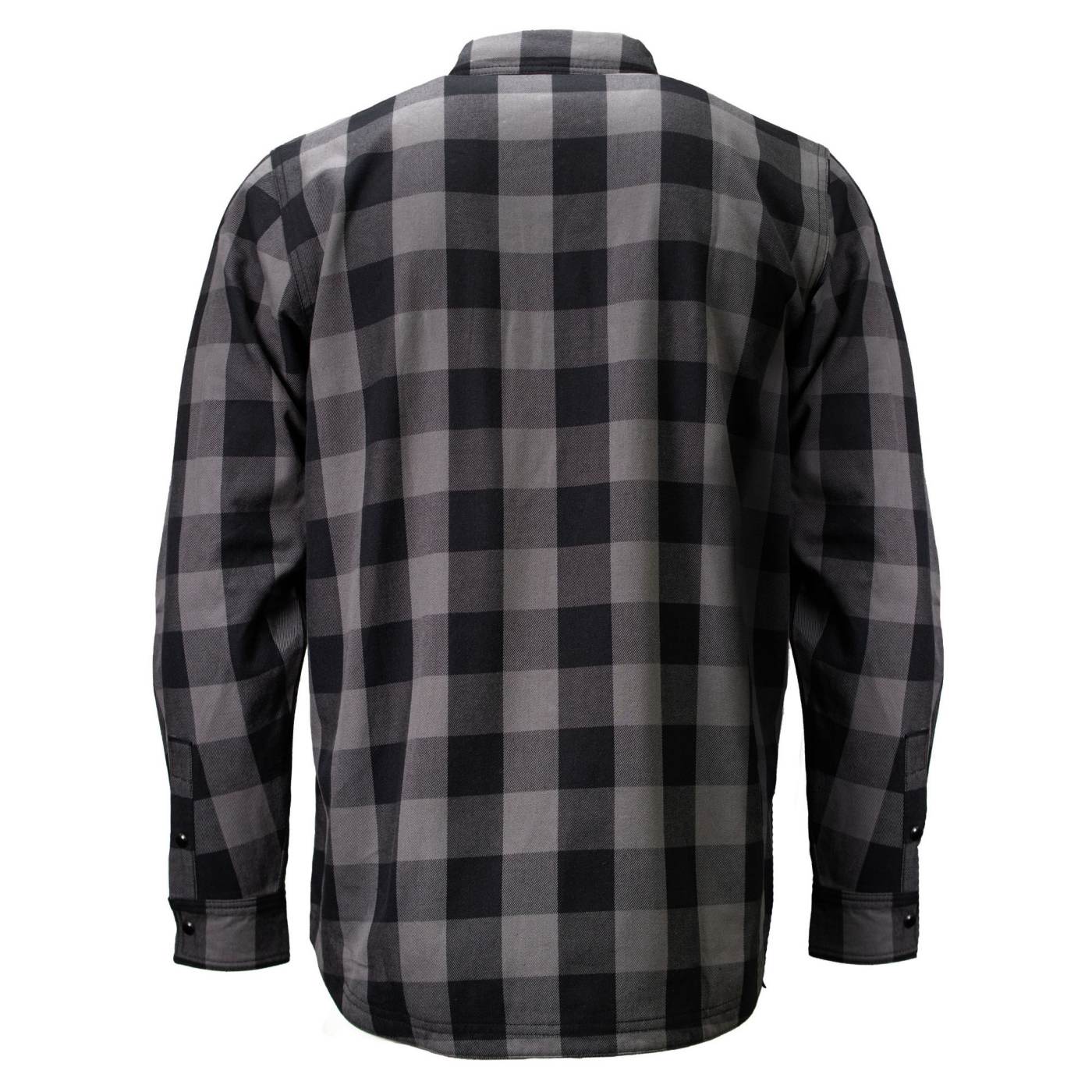 MMCC Men's 'Deadwood' Reversible Flannel Shirt - 100% Cotton Snap Front Plaid w/ Chest and Hand Pockets - MNG11805