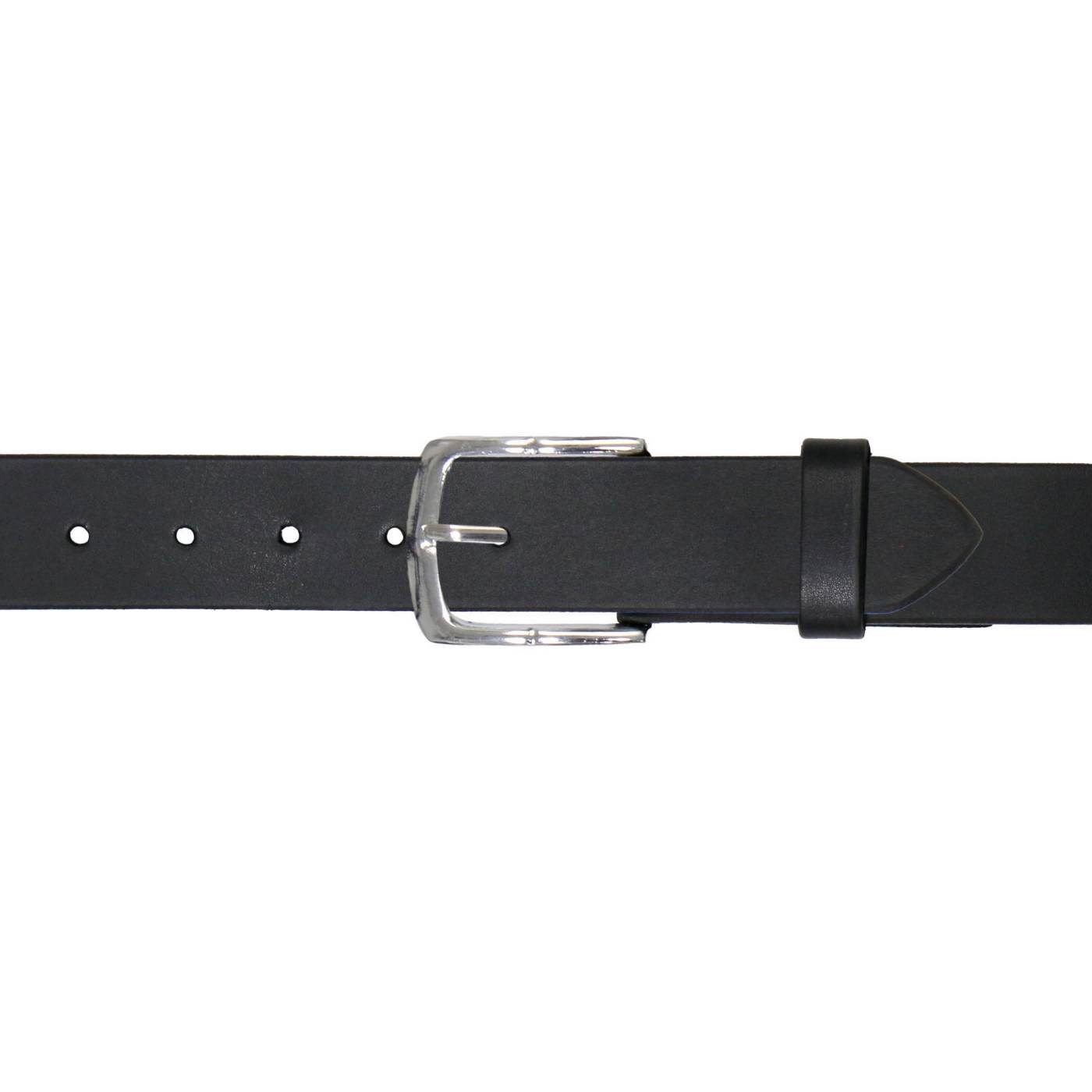 Milwaukee Leather Men's Black Motorcycle Emblem Leather Belt with Interchangeable Buckle - MP7143
