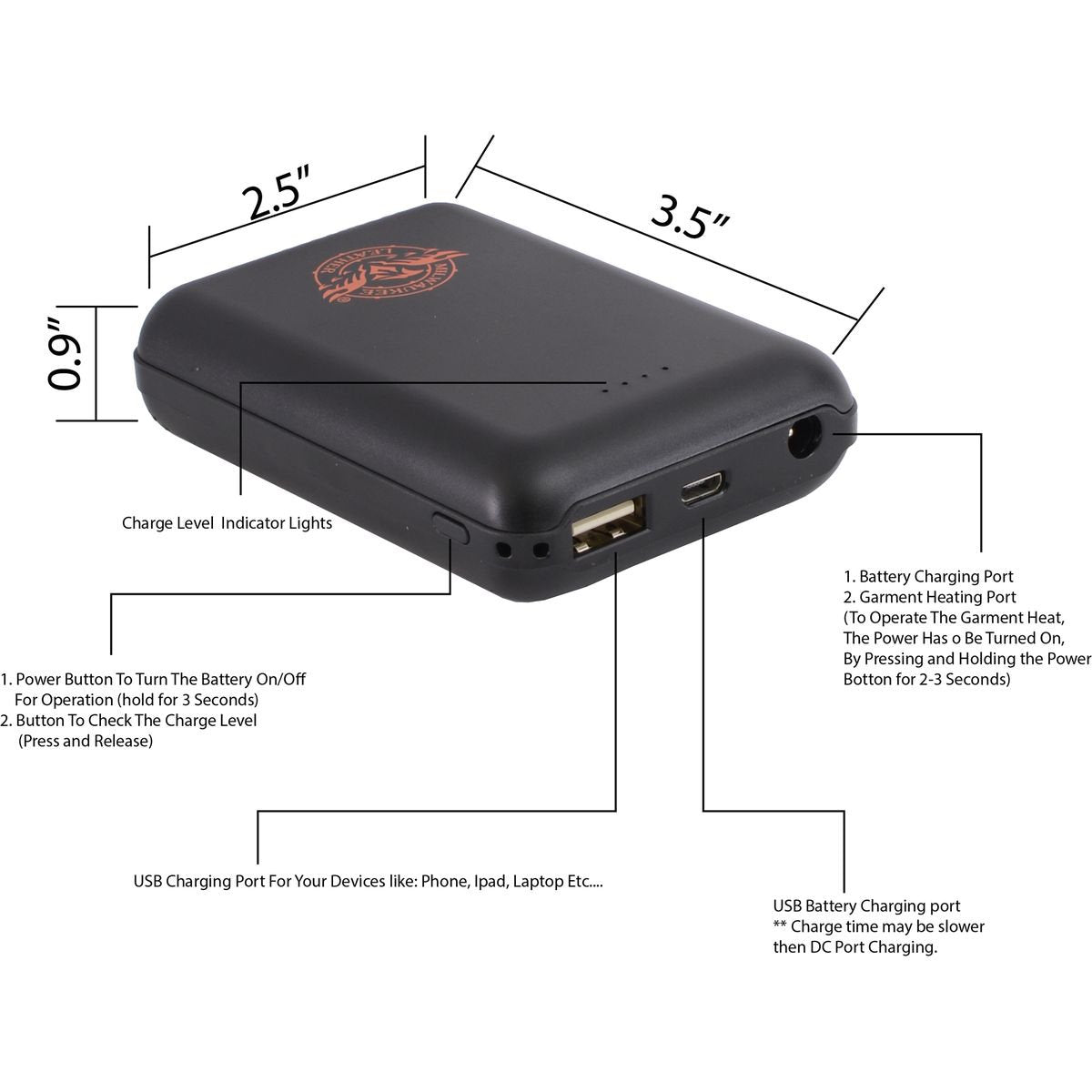 Hot Leathers T68-SP 'The O.G.' No Logo Flat Black DOT Helmet with MP7922FMSET Heated Balaclava Bundle