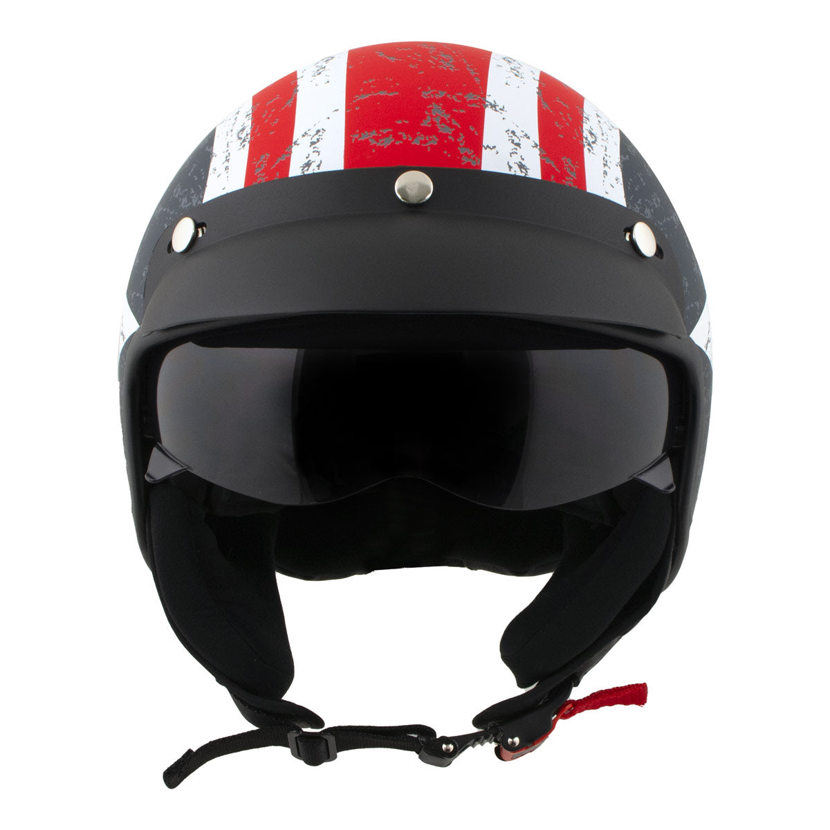 Milwaukee Helmets MPH9701DOT Maverick 3/4 Open Face Stars and Stripes Motorcycle Biker DOT Helmet Milwaukee Helmets MPH9701DOT Maverick 3/4 Open Face Stars and Stripes Motorcycle Biker DOT Helmet