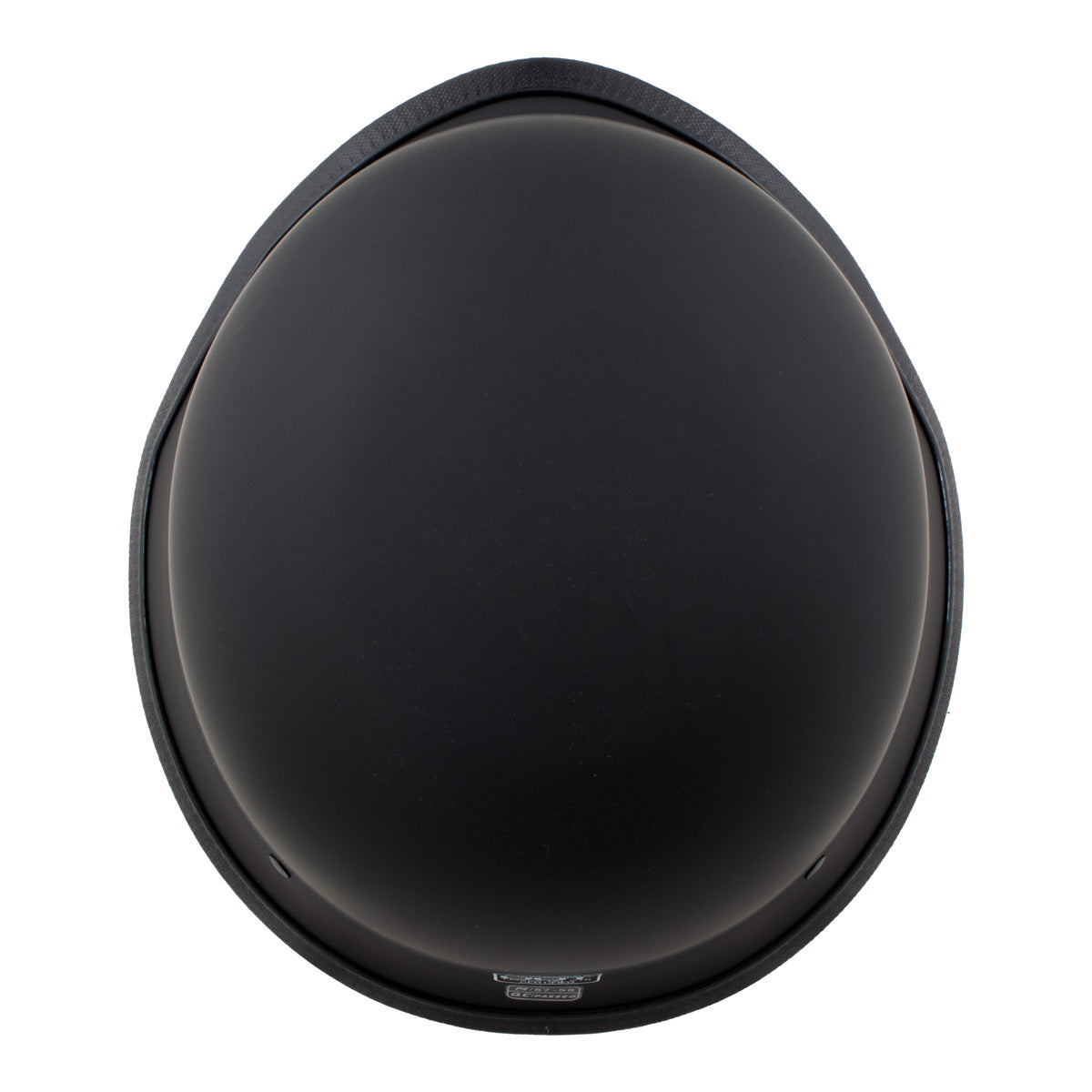 best round shaped motorcycle helmets Milwaukee Helmets MPH9740DOT Motorrad DOT German Style Matte Black Half Face Motorcycle Helmet Biker