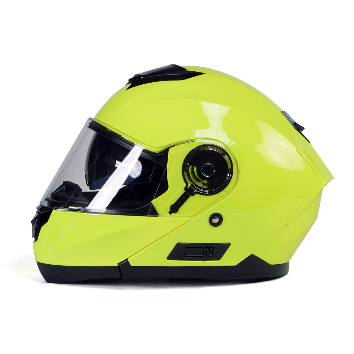 Milwaukee Helmets MPH9819DOT 'Breeze' Green Advanced Motorcycle Modular Helmet for Men and Women Biker w/ Drop Down Visor