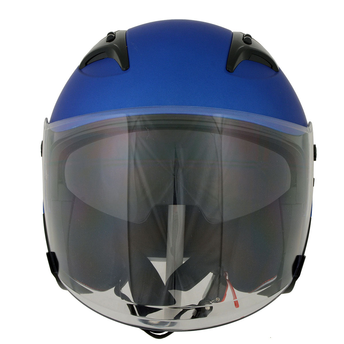Milwaukee Helmets MPH9825DOT Shift Open Face 3/4 Blue Helmet Biker
