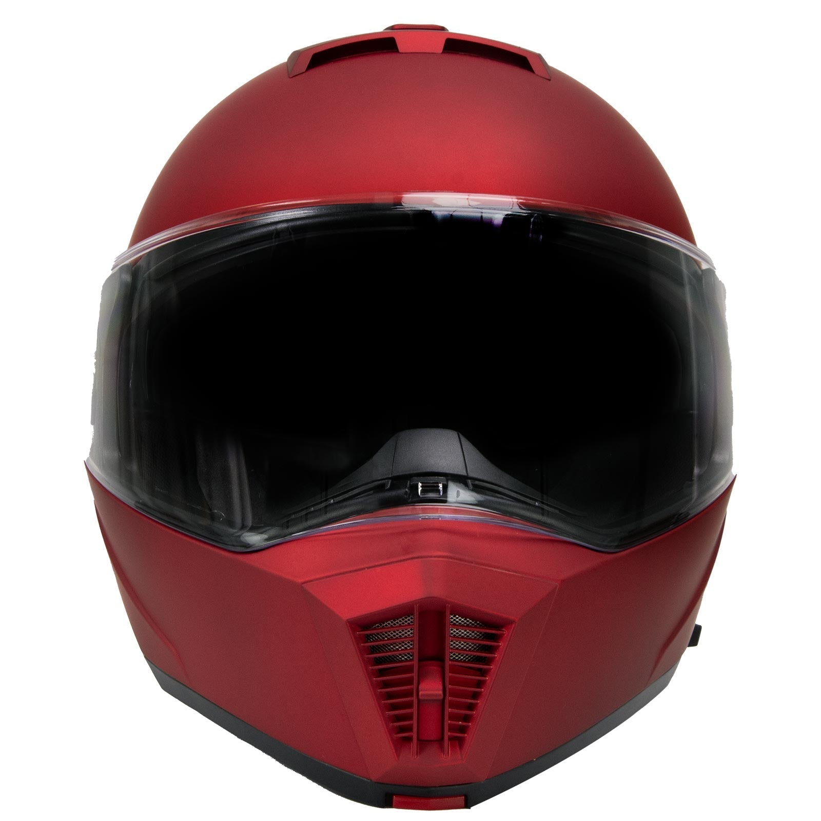 advanced motorcycle helmets Milwaukee Helmets MPH9827DOT Cypher Flat Red Advanced Motorcycle Modular Helmet w/Drop Down Visor