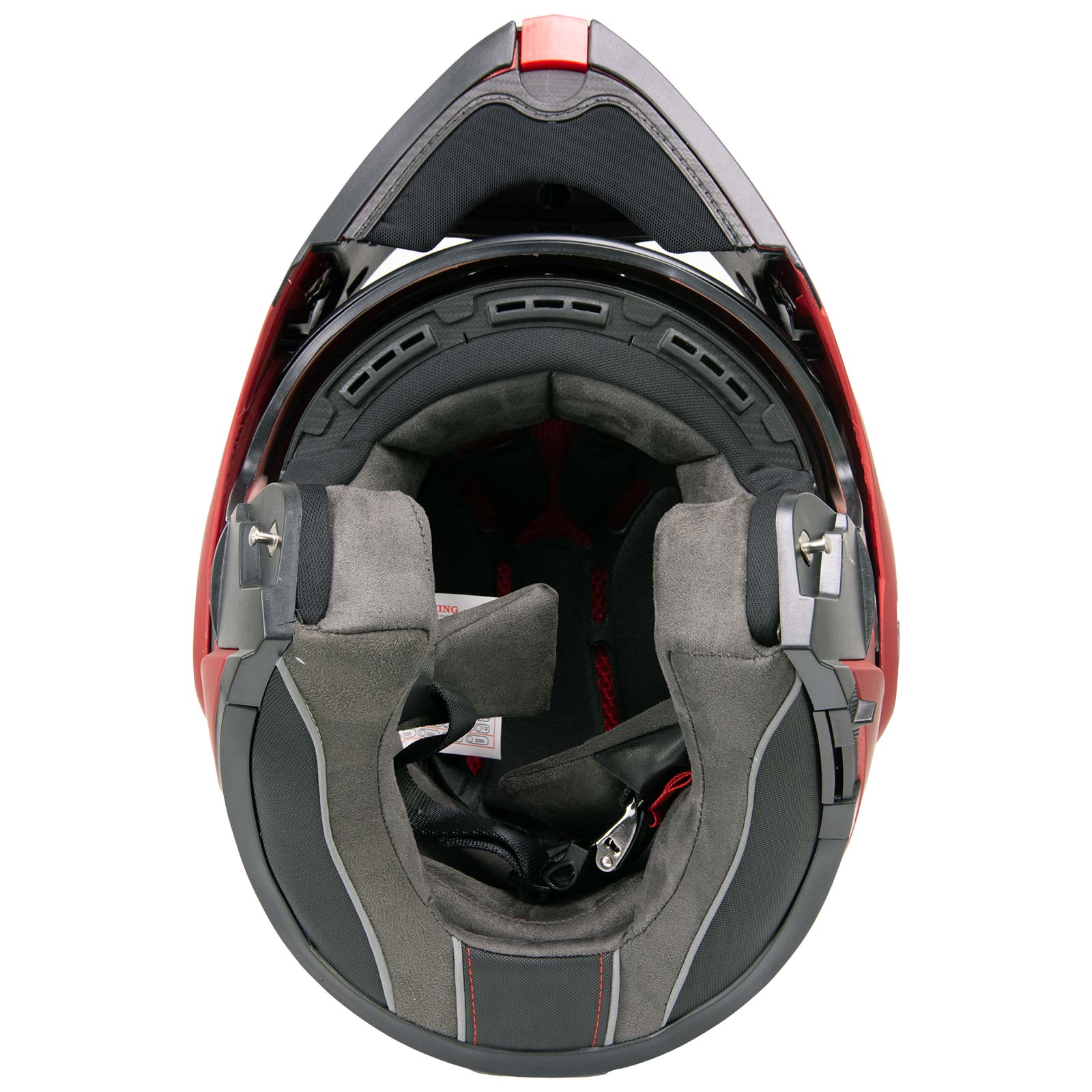 Milwaukee Helmets MPH9827DOT Cypher Flat Red Advanced Motorcycle