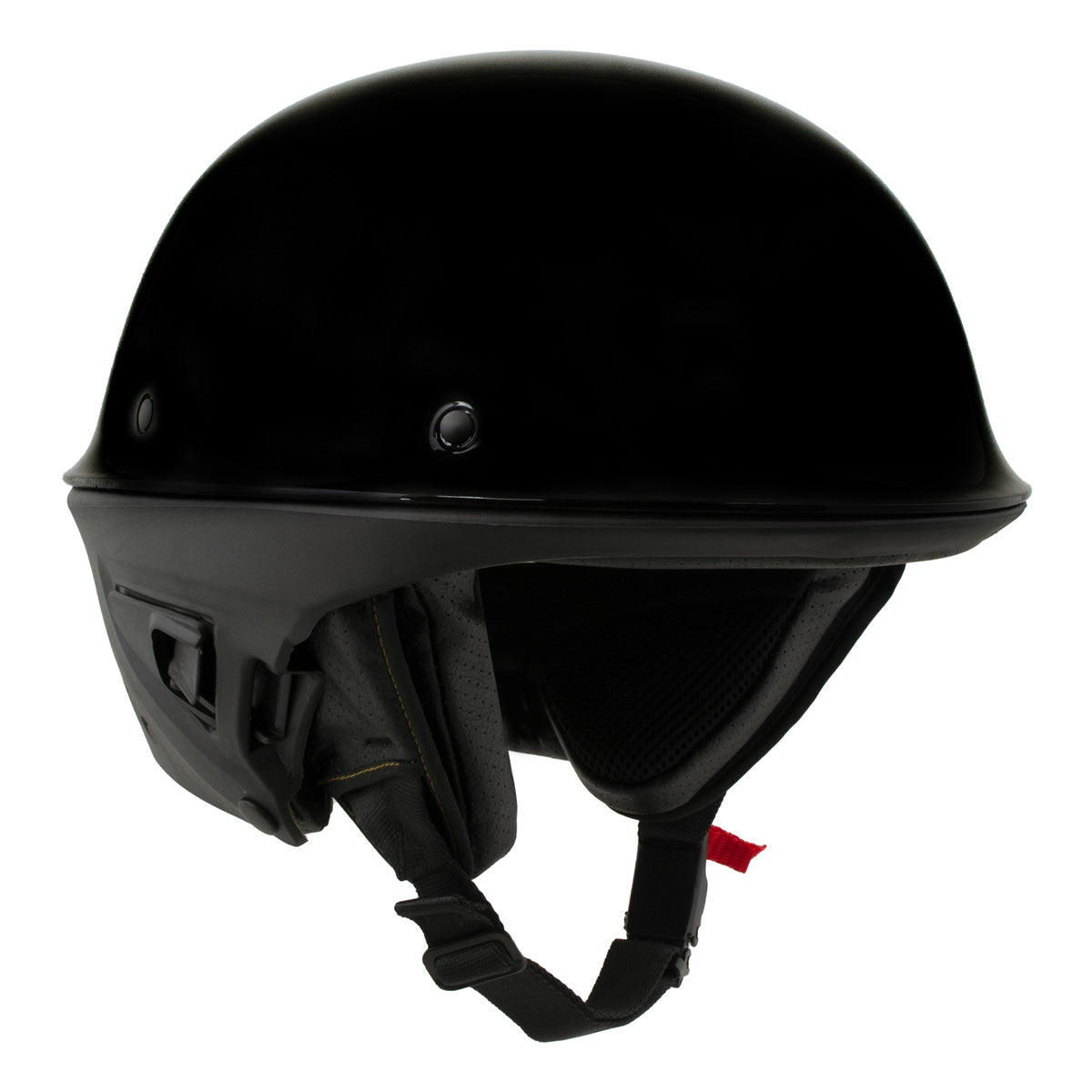 Milwaukee Helmets MPH9831DOT Rascal 3/4 Open Face Gloss Black 2 in 1 Motorcycle Helmet Biker Milwaukee Helmets MPH9831DOT Rascal 3/4 Open Face Gloss Black 2 in 1 Motorcycle Helmet Biker