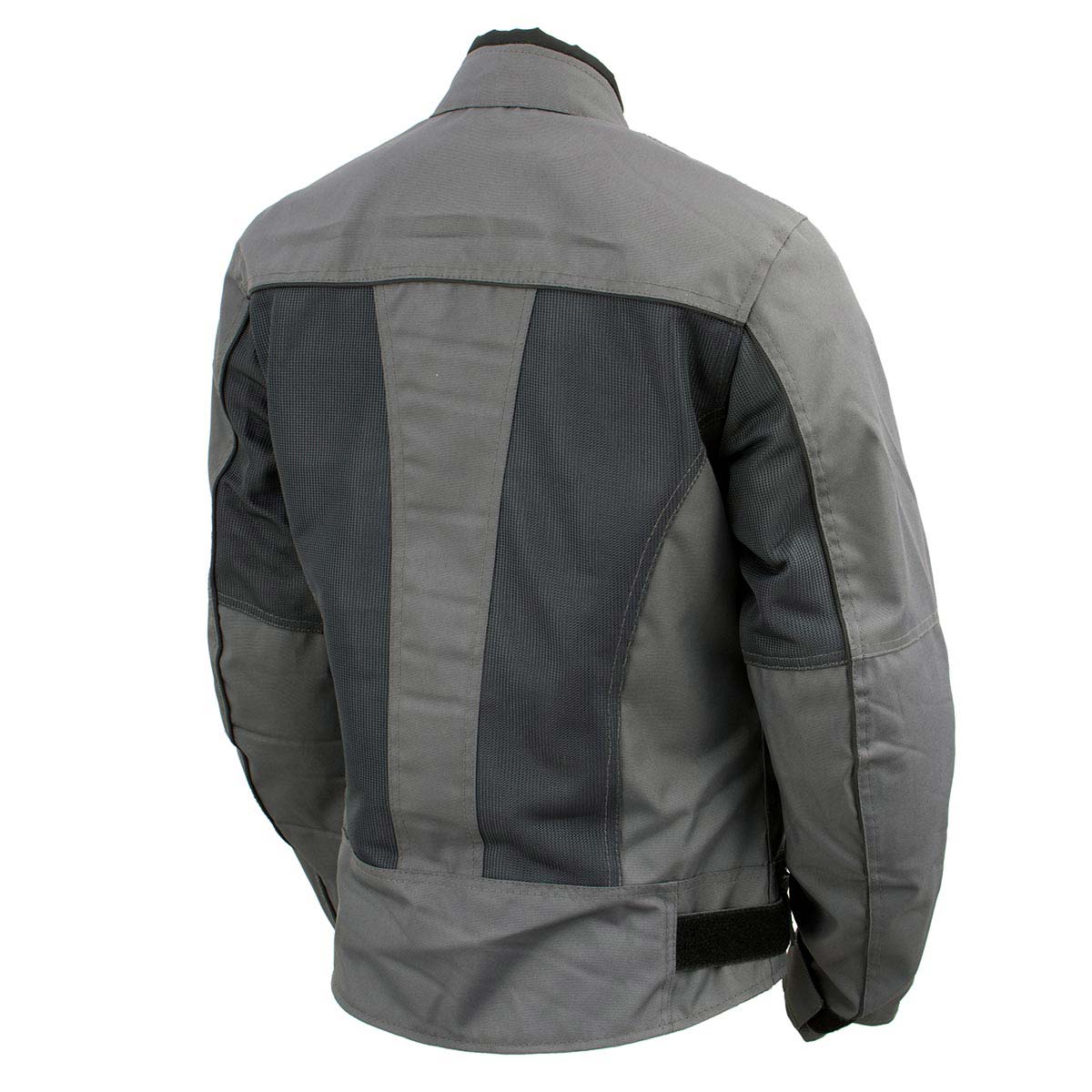 Milwaukee Leather Women's Shade Black/Grey Textile Motorcycle Jacket w/ CE Armor - MPL22707