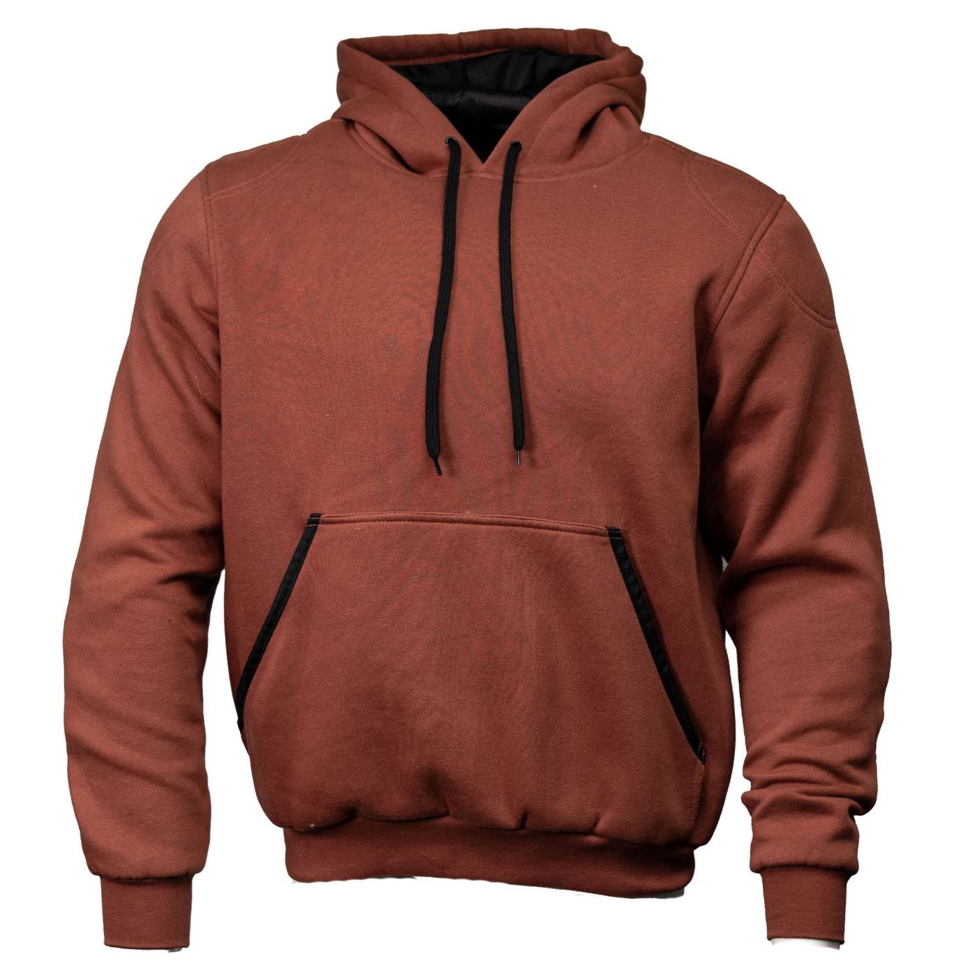 Milwaukee Leather Men's Streetguard Copper CE Armored Riding Hoodie, Shoulder and Elbow Armor - MPM1768